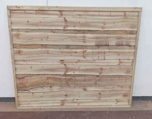 10 X 6FT X 5FT SUPER HEAVY DUTY WANEYLAP GARDEN FENCE PANELS TREATED TIMBER - Picture 1 of 5