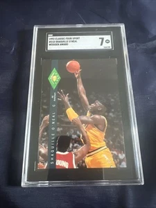 1992 Classic Four Sport Draft Pick Collection #318 Shaquille O'Neal ROOKIE SGC 7 - Bild 1 von 6