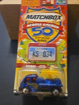 2002 Matchbox Across America 50th Birthday Kansas Weather Radar Truck - Image 1 of 4