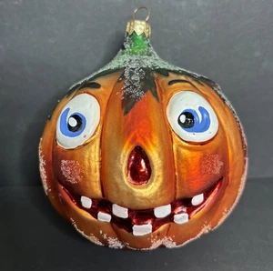 Christopher Radko Junior Jack Halloween Kürbis Glas Ornament Polen 1998 - Bild 1 von 6