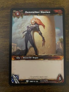 World of Warcraft TCG Sunstalker Maelan - Tomb of the Forgotten 113/202 2012 - Picture 1 of 3