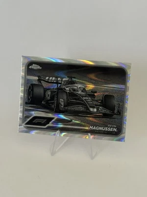 Kevin Magnussen—2024 Topps Chrome Formula 1 Black White RayWave Refractor #88 - Image 1 of 4