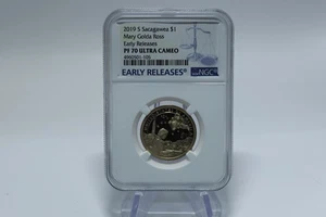 2019 S NGC Sacagawea $1, PF70 Ultra Cameo, Mary Golda Ross Early Releases - Picture 1 of 4