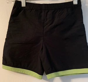 Class Club Boys Black Elastic Waist Shorts Size-4T 100% Nylon Side Pockets - Picture 1 of 3
