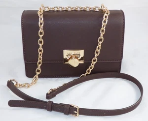 Anne Klein Small Shoulder Bag w/ Gold Tone Strap - Espresso AKH5241 - NWT - Picture 1 of 7