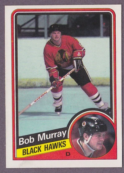 1984-85 O-Pee-Chee OPC Hockey Bob Murray #41 Chicago Black Hawks NM/MT - Image 1 of 1
