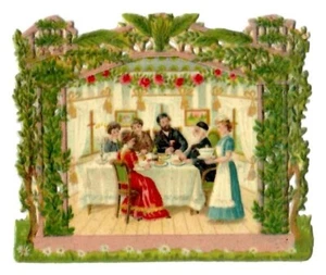 1920 Holiday of Sukkot Card Judaica Judaism Sukkah Sukka made in GERMANY ! - Picture 1 of 2