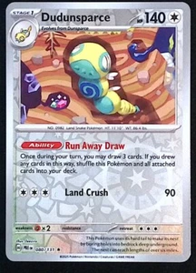 Dudunsparce Reverse 80/131 - Pokemon Prismatic Evolutions - NM - Picture 1 of 1