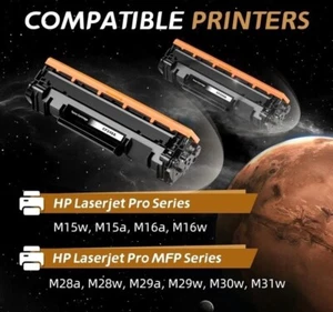 2PK [Latest Chip] CF248A 48A Black Laserjet Pro MFP M15w M29w M28w M30w M31w M16 - Picture 1 of 2