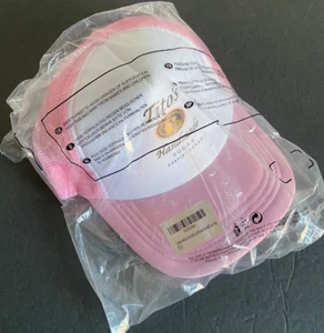 Tito's Handmade Vodka Baseball Hat Cap Pink & White adj truckers snapback NIP - Picture 1 of 5