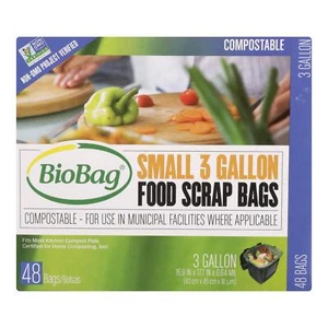 BioBag - Food Scrap Bags - 3 Gallon - 48 Count - Case of 12 - Picture 1 of 1