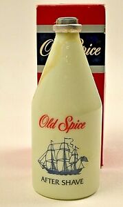 Old Spice  AFTER SHAVE 4 1/4 OZ. Shulton w/ Red Box New Star Top Vintage READ