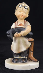 Vintage NAPCO Figurine Little Boy Cobbler Making Boots “Boots” #SH1B Made Japan - Picture 1 of 10