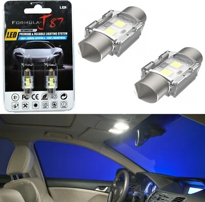 LED 5W Light CANbus DE3175 White 5000K Two Bulbs Interior Dome Replacement Stock - Image 1 of 4