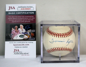 Tommie Agee 1969 Miracle Mets World Champion RO-NL Signed Baseball JSA COA