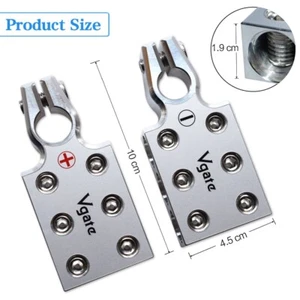 Vgate A6x2/0 AWG Gauge Lead-Acid Battery Terminals Clamp Battery Post Terminals - Imagen 1 de 8