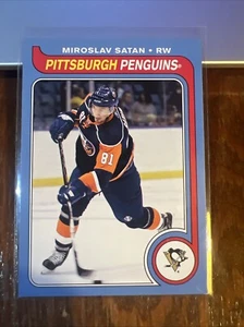 Miroslav Satan 2008-09 O-Pee-Chee Retro Parallel #293 Pittsburgh Penguins NM-MT - Picture 1 of 6