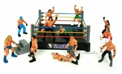 SDMAX WWE Actionfiguren Smack Down RAW Wrestler Superstar Fight Ring