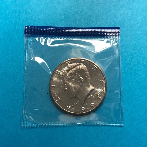 1993 P Kennedy Half Dollars UNC US Mint Cello  FREE SHIP Cover