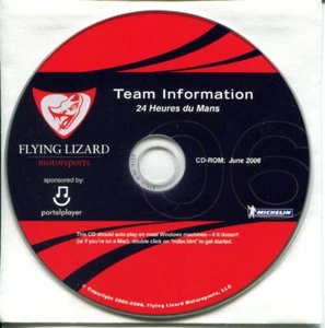 PORSCHE 911 GT3 RSR Fliegen Lizard Le Mans 24 H 2006 Media Press Information CD - Picture 1 of 1