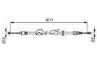 Genuine Bosch Right Brake Cable Bc2242 For Ford Mondeo Seba 2.3 (9/2007-12/2014)