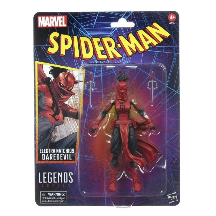 Elektra Natchios Daredevil Marvel Legends Series Spider-Man Action Figure Hasbro