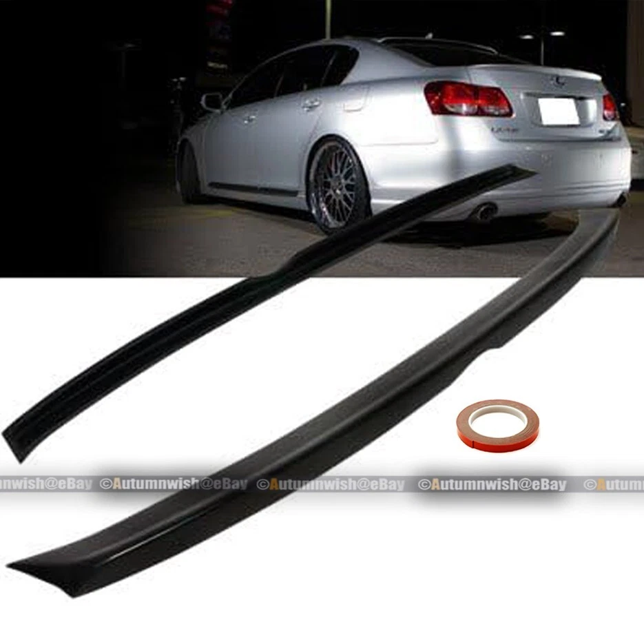 For 06-11 Lexus GS300 GS350 GS450h A-Style Unpainted Trunk Lip Wing Spoiler Foto 1 de 1
