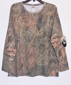 MOSSY OAK WOMEN'S LONG SLEEVE CAMO TOP SIZE XL NWT - Picture 1 of 3