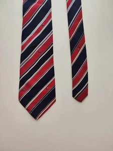 CRAVATTA GUIDO D'ANGHIARI MADE IN ITALY VINTAGE PURA SETA KRAWATTE TIE - Imagen 1 de 5
