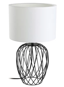 Black One Light Table Lamp from the Nimlet Collection - Picture 1 of 2