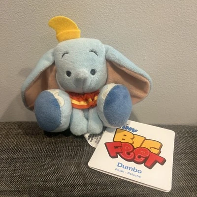 NWT Disney Tiny Big Feet Dumbo Plush Stuffed Animal - New with Tags - Retired - Image 1 of 4