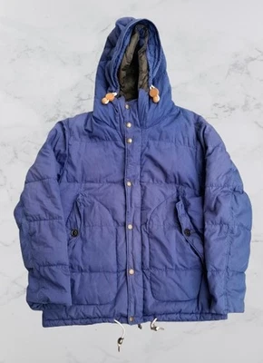 Chaqueta BURBERRY Brit Puffer Down con Capucha Cremallera Azul Marino Talla XXL Para Hombres Invierno Foto 1 de 4