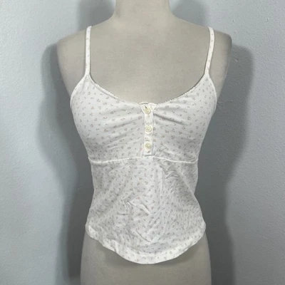 Camiseta sin mangas Brandy Melville OS Babydoll Floral Ditsy Coqueta Cottagecore Y2K Foto 1 de 4