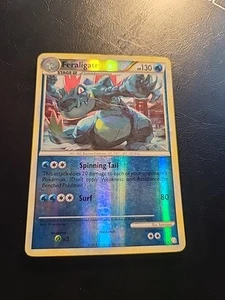 Pokemon TCG. Holograma inverso Feraligatr 20/123 HeartGold/SoulSilver raro - Imagen 1 de 5