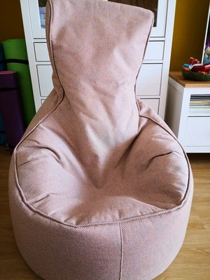 Sitzsack Sessel Indoor Outdoor Liegesessel Rund Stoff - Bild 1 von 4
