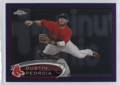 Topps 2012 cromo minorista refractor púrpura Dustin Pedroia #21 7v7 Foto 1 de 3