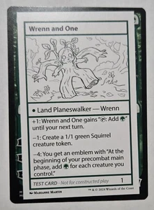 Wrenn and One Mystery Booster 2 Playtest Cards Regular - Picture 1 of 6