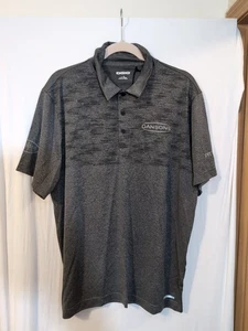 OGIO Polo Shirt Adult Large Gray Golf Performance Stretch Pit Boss - Picture 1 of 7