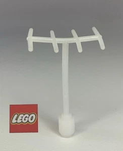 Lego milchig weiße 3144 Antenne mit Seitenspeichen Vintage Antenne - Altstadt - YB - Bild 1 von 3