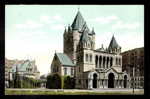 Trinity Church , Boston, Mass. Post Card - 2 - Picture 1 of 2