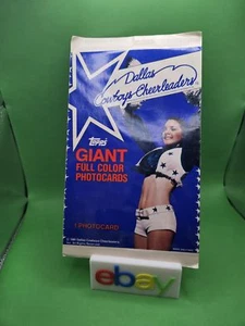 1981 Topps Dallas Cowboy Cheerleaders Gigantyczne kartki fotograficzne pojedynczy pakiet - Zdjęcie 1 z 1