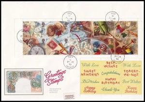 Estampillas de felicitación 1992 GB recuerdos PPS FDC Bala Gynedd CDS - Imagen 1 de 2