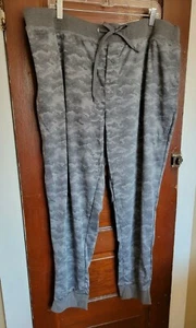 Pantalones de pijama jogger con cordón bolsillo lateral camuflados grises 2XL George para hombre nuevos con etiquetas - Imagen 1 de 5