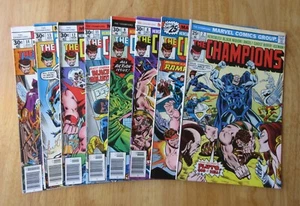 Big Lot of *8* 1970s CHAMPIONS! #2, 5, 8, 9, 11-13 + 14 *Key!* (FN+/FN++) - Picture 1 of 10