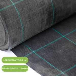 Telo Rete Pacciamatura Nero - 100mt (L) x 2mt (H) - Foto 1 di 3