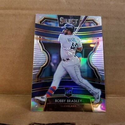 Bobby Bradley 2020 Select Silver Prizm Rookie RC Card #45 Cleveland Indians  - Image 1 of 2
