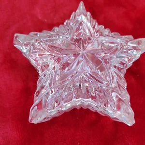 Baratija de cristal de plomo 24% en forma de estrella ¿desplomo? - Imagen 1 de 5