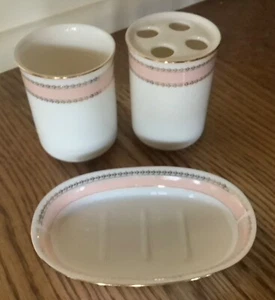 Neues 3 teiliges Badaccessoires Set - Bild 1 von 2