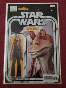 Star Wars #32 Jar Jar Binks Action Figure Variant NM/NM + 2023 Marvel - Bild 1 von 6