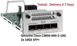 Genuine Cisco C3850-NM-2-10G 2x 10GE SFP+ and 2x 1GE SFP Switch Module Tested - Picture 1 of 1
